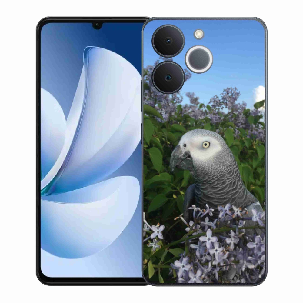 Gelový kryt mmCase na Realme Note 70T - papoušek žako