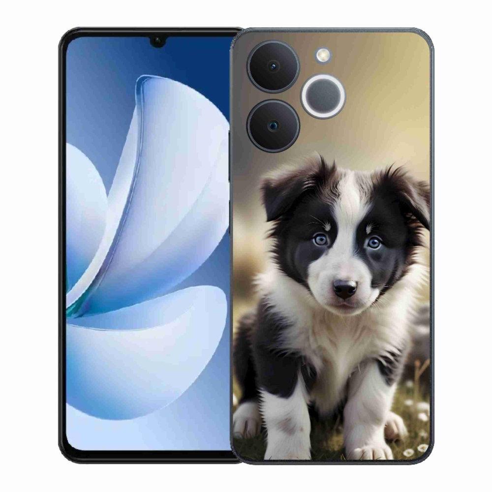 Gelový kryt mmCase na Realme Note 70T - roztomilá border kolie