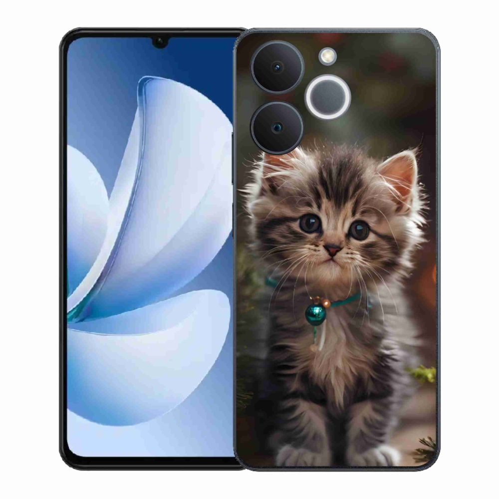 Gelový kryt mmCase na Realme Note 70T - roztomilé kotě 11