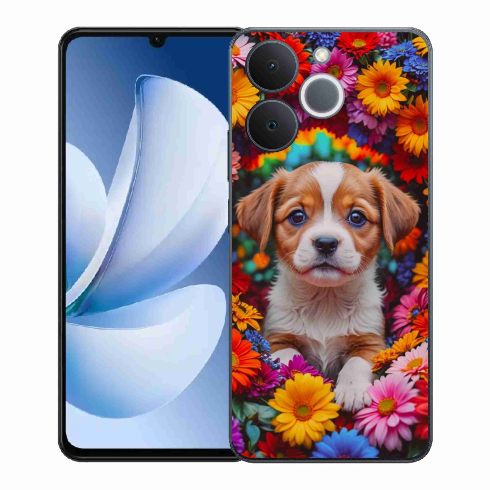 Gelový kryt mmCase na Realme Note 70T - roztomilé štěně