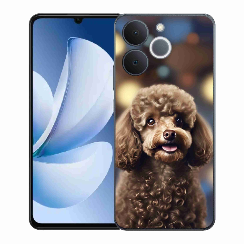 Gelový kryt mmCase na Realme Note 70T - roztomilý pudl