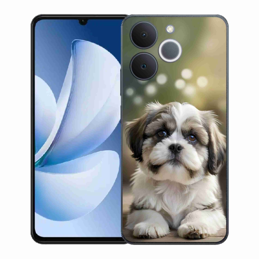 Gelový kryt mmCase na Realme Note 70T - roztomilý shih-tzu
