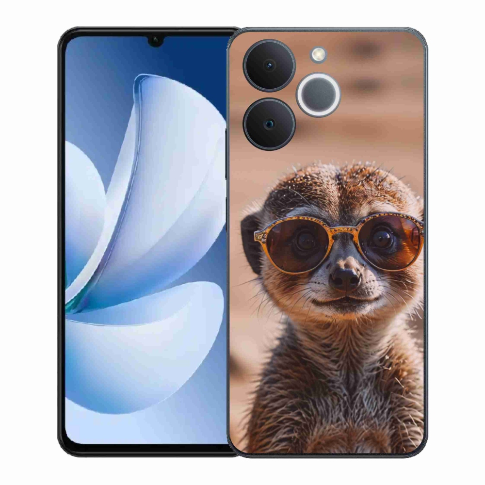 Gelový kryt mmCase na Realme Note 70T - stylová surikata