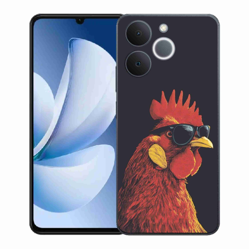 Gelový kryt mmCase na Realme Note 70T - stylový kohout
