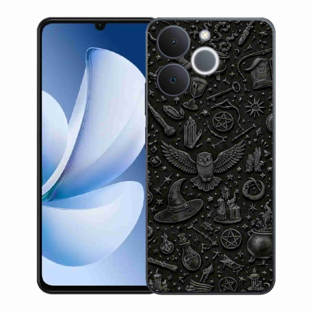 Gelový kryt mmCase na Realme Note 70T - tmavý magický svět