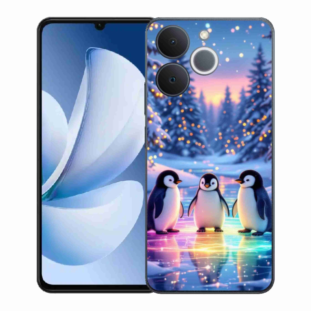 Gelový kryt mmCase na Realme Note 70T - tučnáci