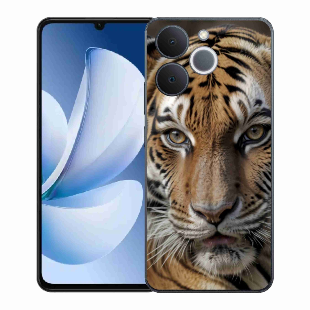 Gelový kryt mmCase na Realme Note 70T - tygří pohled