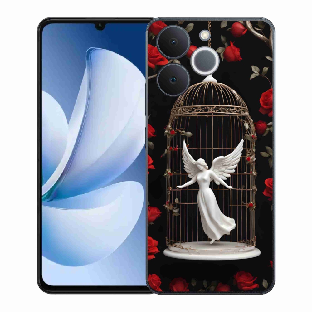 Gelový kryt mmCase na Realme Note 70T - uvězněný anděl