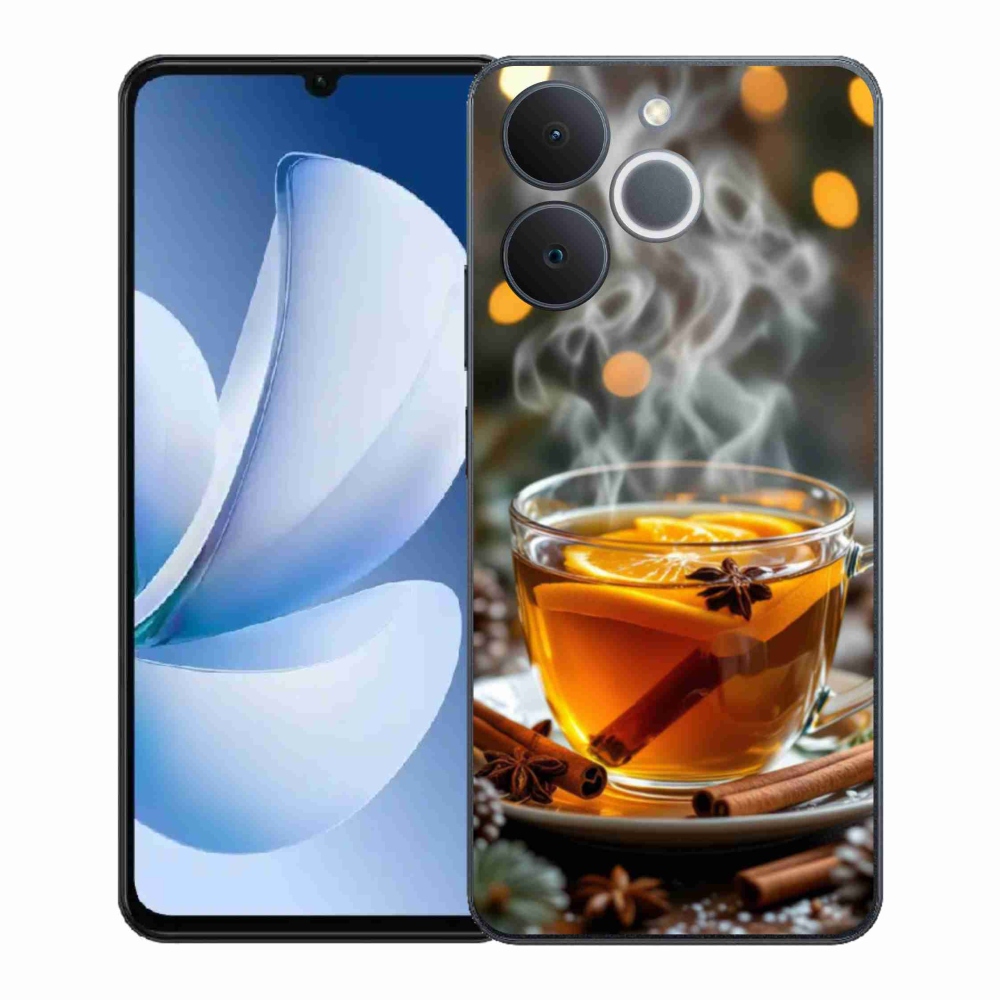 Gelový kryt mmCase na Realme Note 70T - vánoční punč