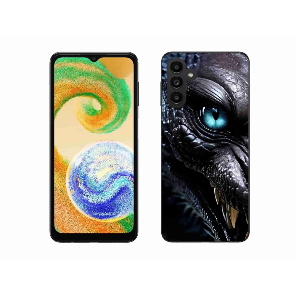 Gelový kryt mmCase na Samsung Galaxy A04s (164,7x76,7x9,1 mm) - dračí pohled