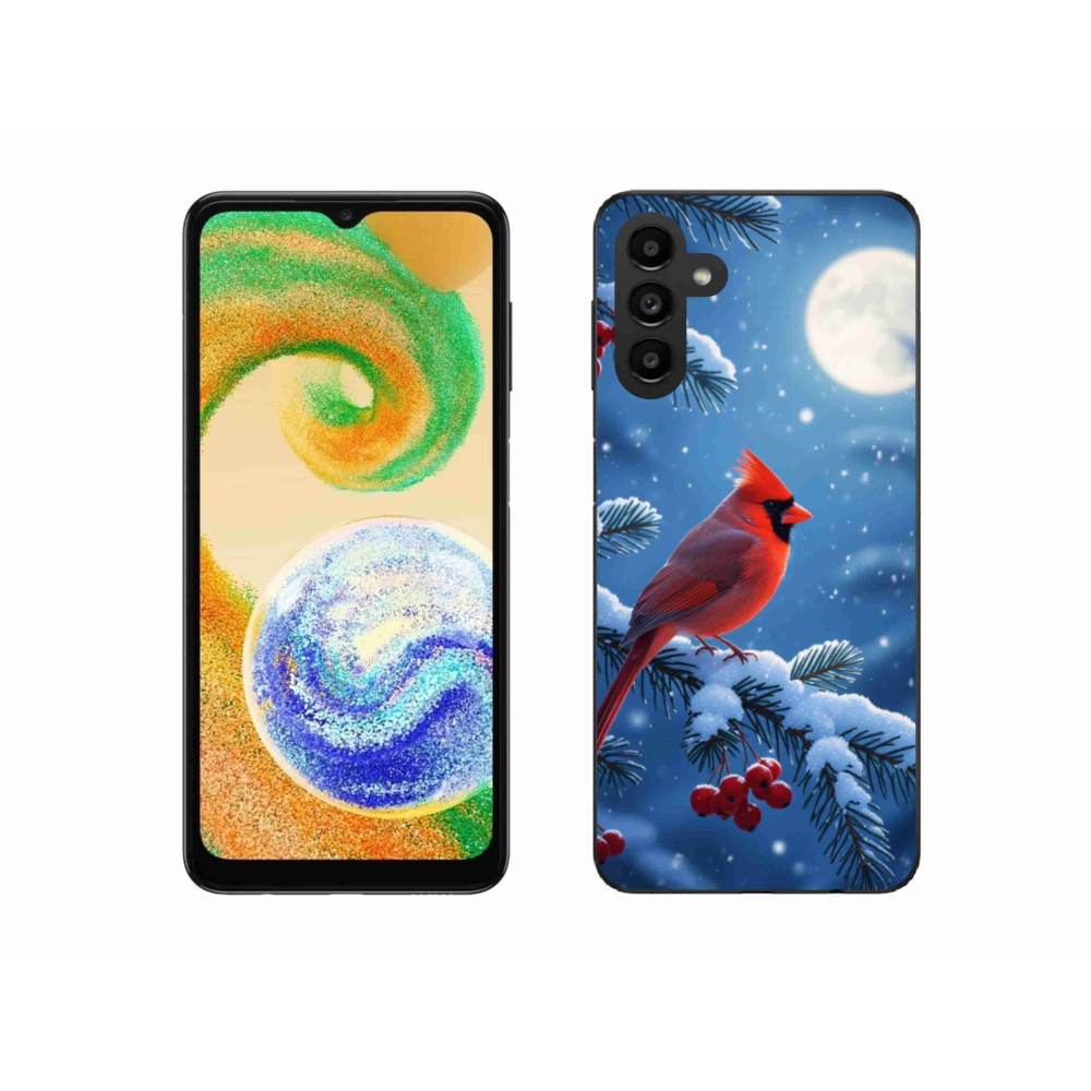 Gelový kryt mmCase na Samsung Galaxy A04s (164,7x76,7x9,1 mm) - kardinál červený
