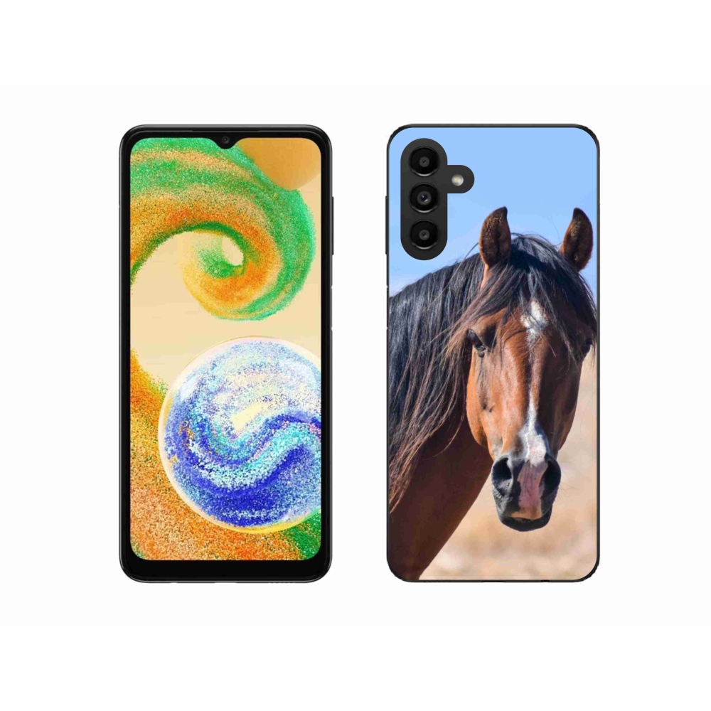 Gelový kryt mmCase na Samsung Galaxy A04s (164,7x76,7x9,1 mm) - klidný kůň