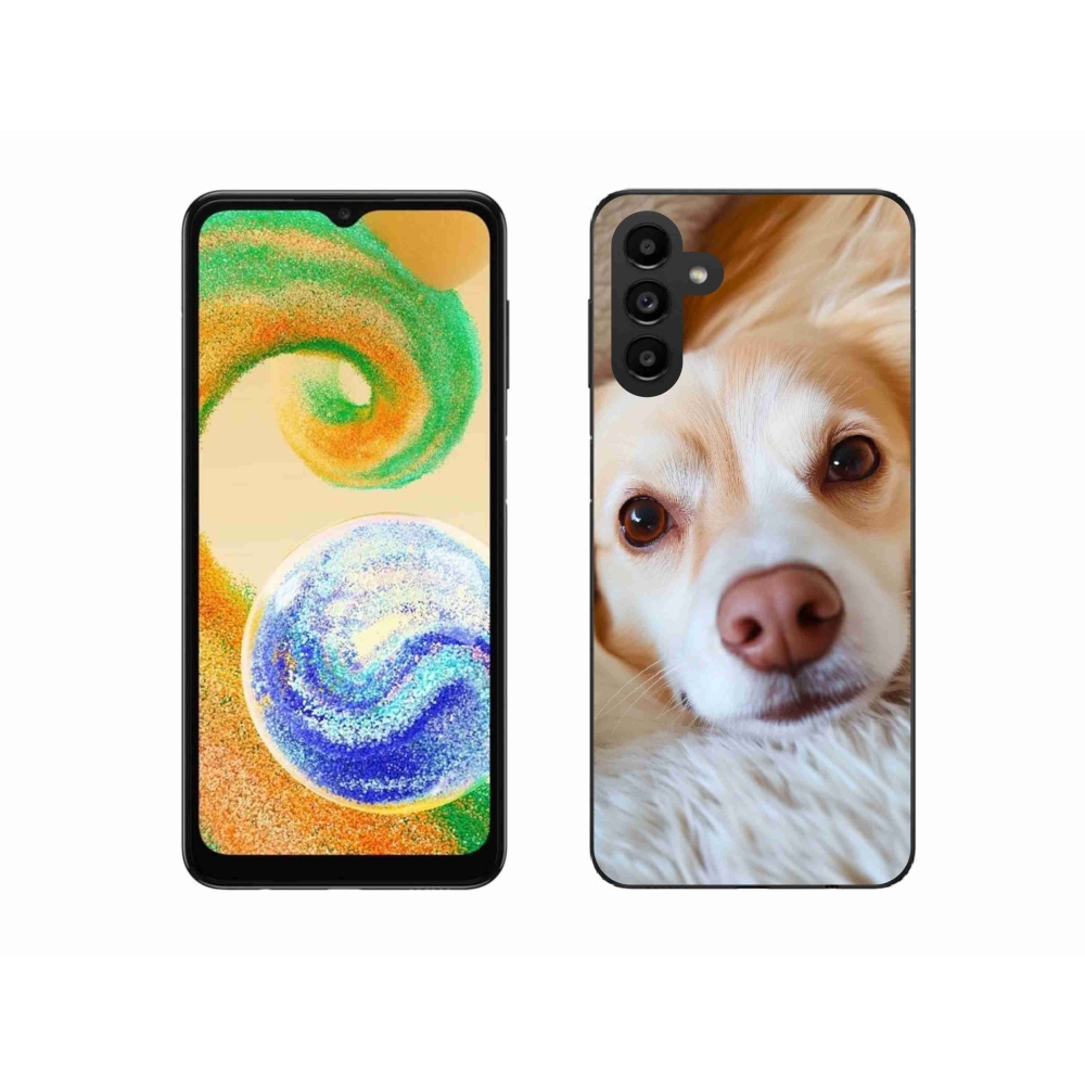 Gelový kryt mmCase na Samsung Galaxy A04s (164,7x76,7x9,1 mm) - Roztomilá čivava