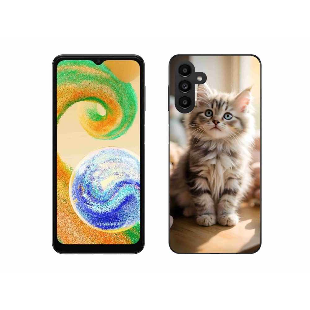 Gelový kryt mmCase na Samsung Galaxy A04s (164,7x76,7x9,1 mm) - roztomilé kotě 10