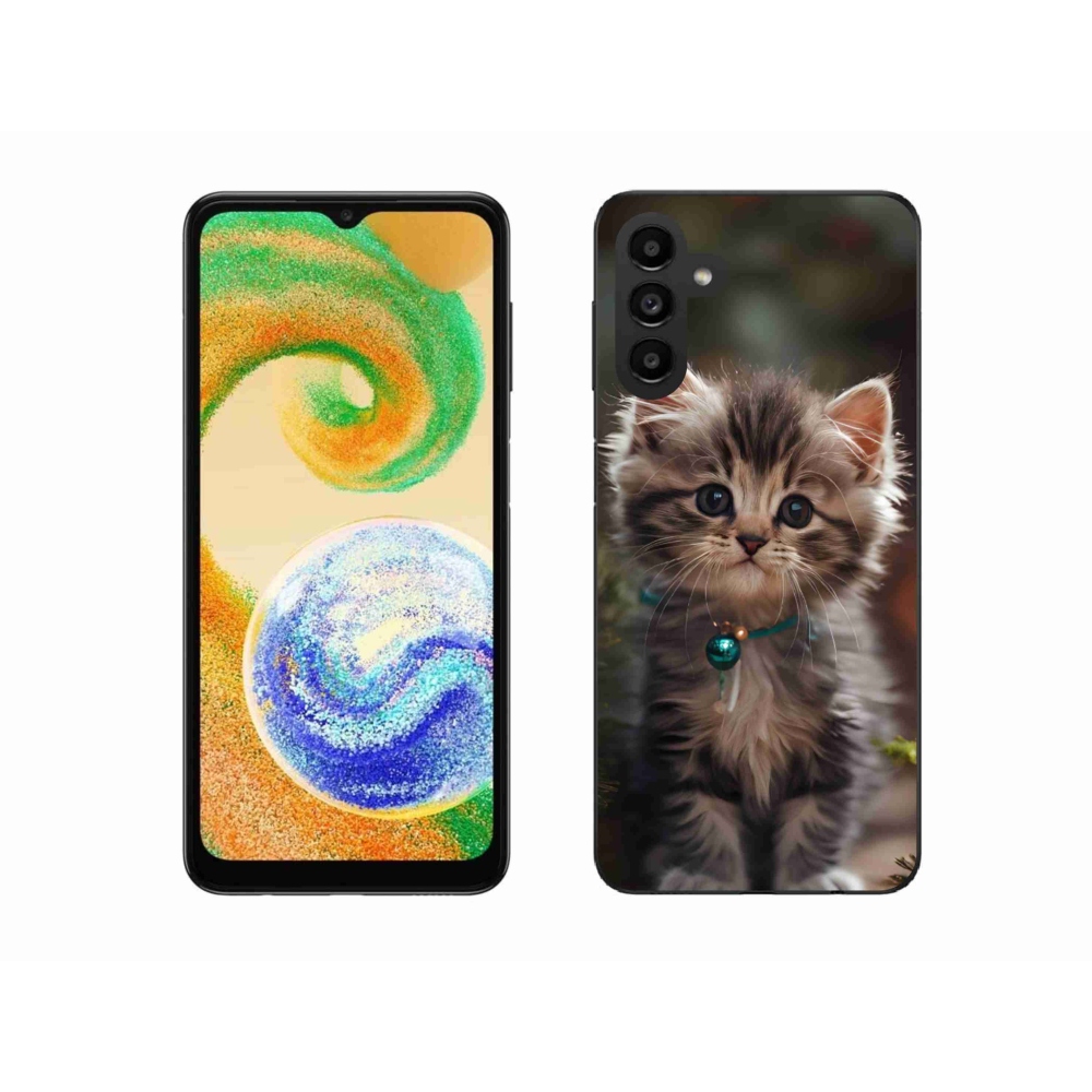 Gelový kryt mmCase na Samsung Galaxy A04s (164,7x76,7x9,1 mm) - roztomilé kotě 11