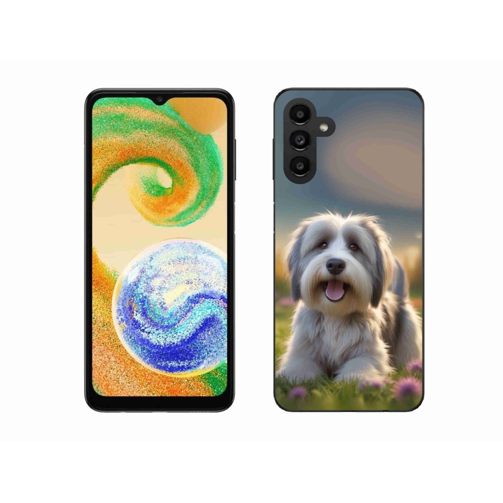 Gelový kryt mmCase na Samsung Galaxy A04s (164,7x76,7x9,1 mm) - roztomilý havanský psík