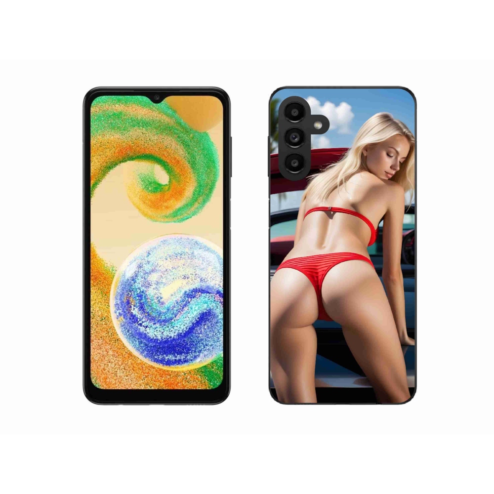 Gelový kryt mmCase na Samsung Galaxy A04s (164,7x76,7x9,1 mm) - sexy žena 2
