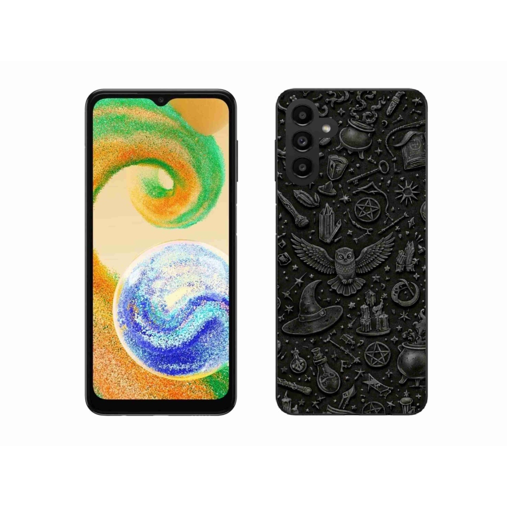 Gelový kryt mmCase na Samsung Galaxy A04s (164,7x76,7x9,1 mm) - tmavý magický svět