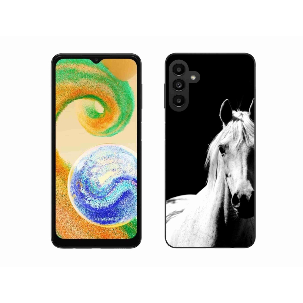 Gelový kryt mmCase na Samsung Galaxy A04s - bílý kůň 5