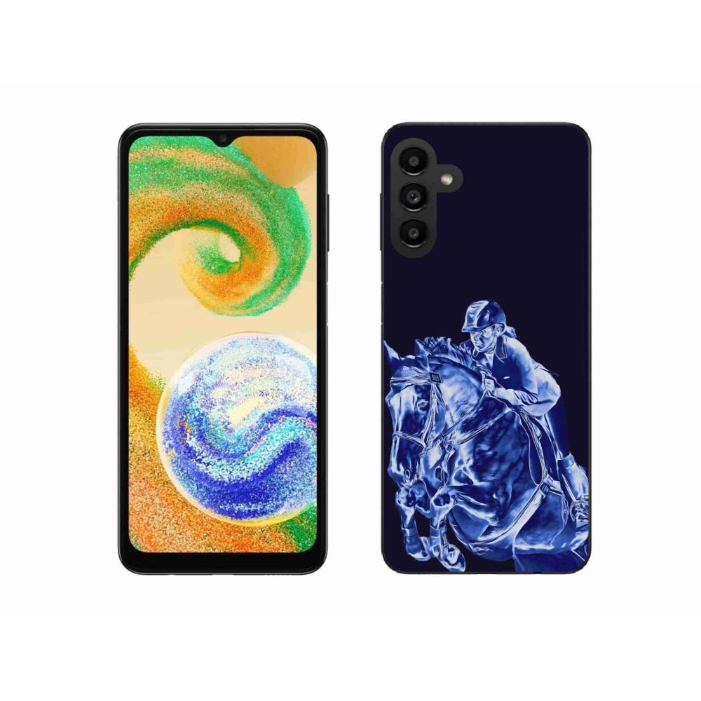 Gelový kryt mmCase na Samsung Galaxy A04s - dostihový kůň