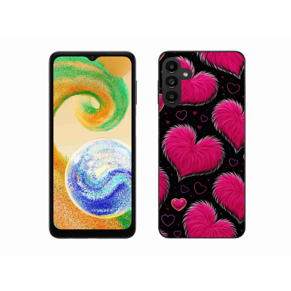 Gelový kryt mmCase na Samsung Galaxy A04s - hebká srdce