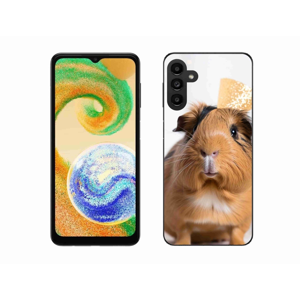 Gelový kryt mmCase na Samsung Galaxy A04s - hnědé morče