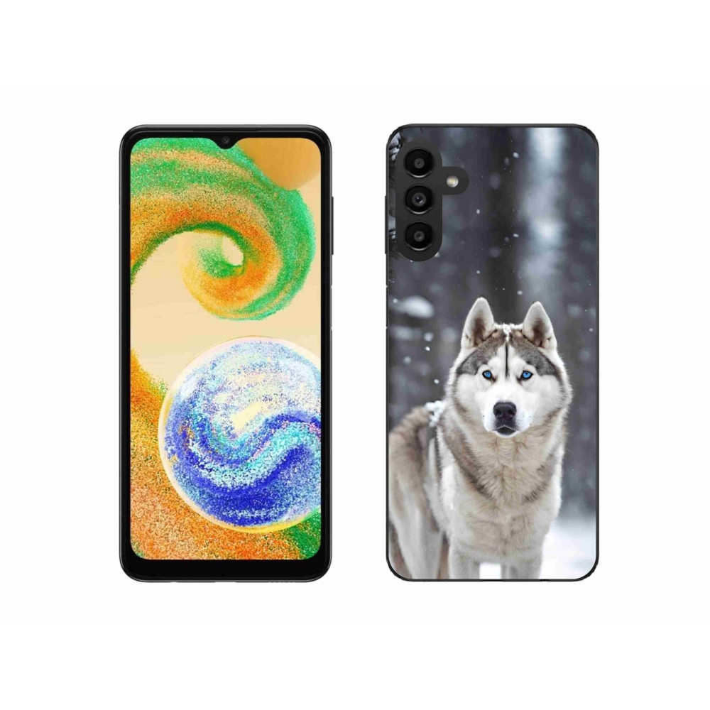 Gelový kryt mmCase na Samsung Galaxy A04s - husky 2