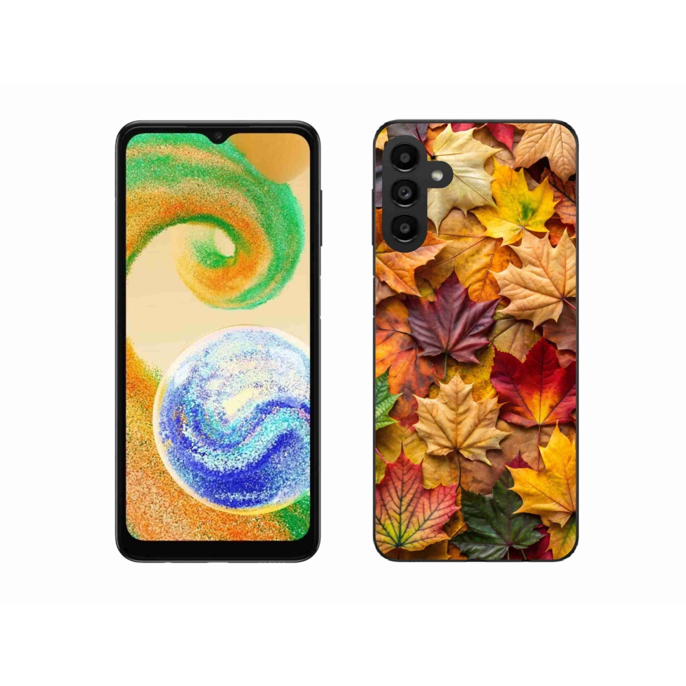 Gelový kryt mmCase na Samsung Galaxy A04s - javorové listy 2