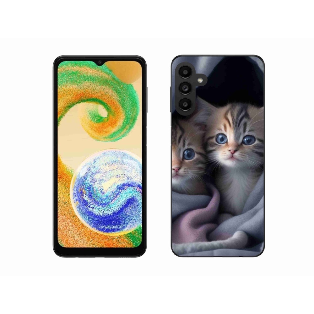 Gelový kryt mmCase na Samsung Galaxy A04s - kočičí duo 2