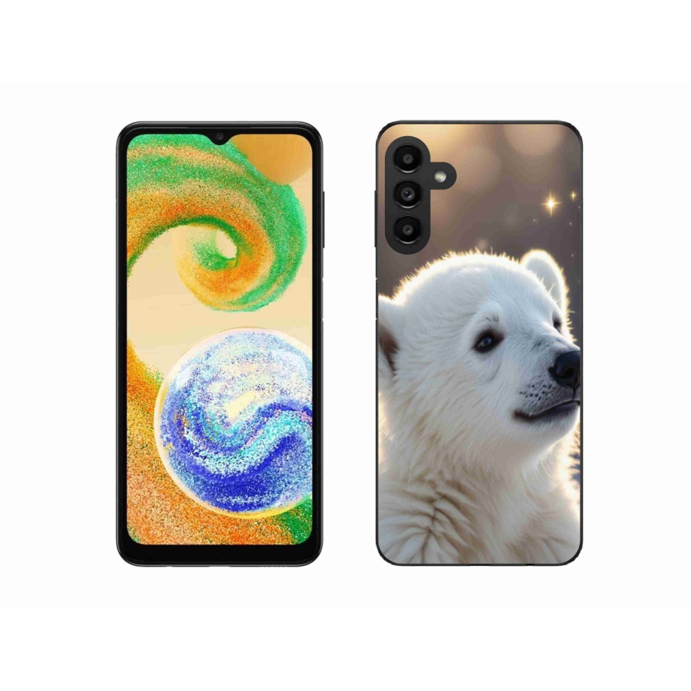 Gelový kryt mmCase na Samsung Galaxy A04s - lední medvěd