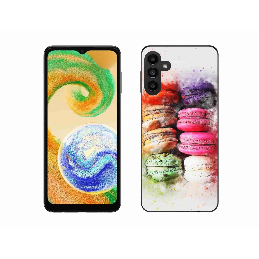 Gelový kryt mmCase na Samsung Galaxy A04s - makrónky