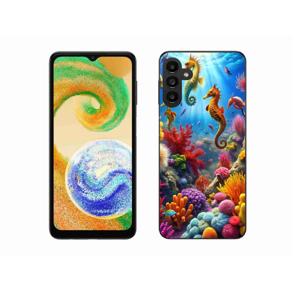 Gelový kryt mmCase na Samsung Galaxy A04s - mořský svět 3
