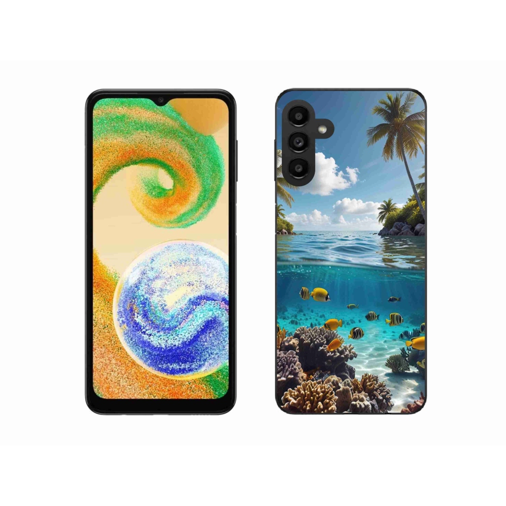 Gelový kryt mmCase na Samsung Galaxy A04s - mořský svět 4