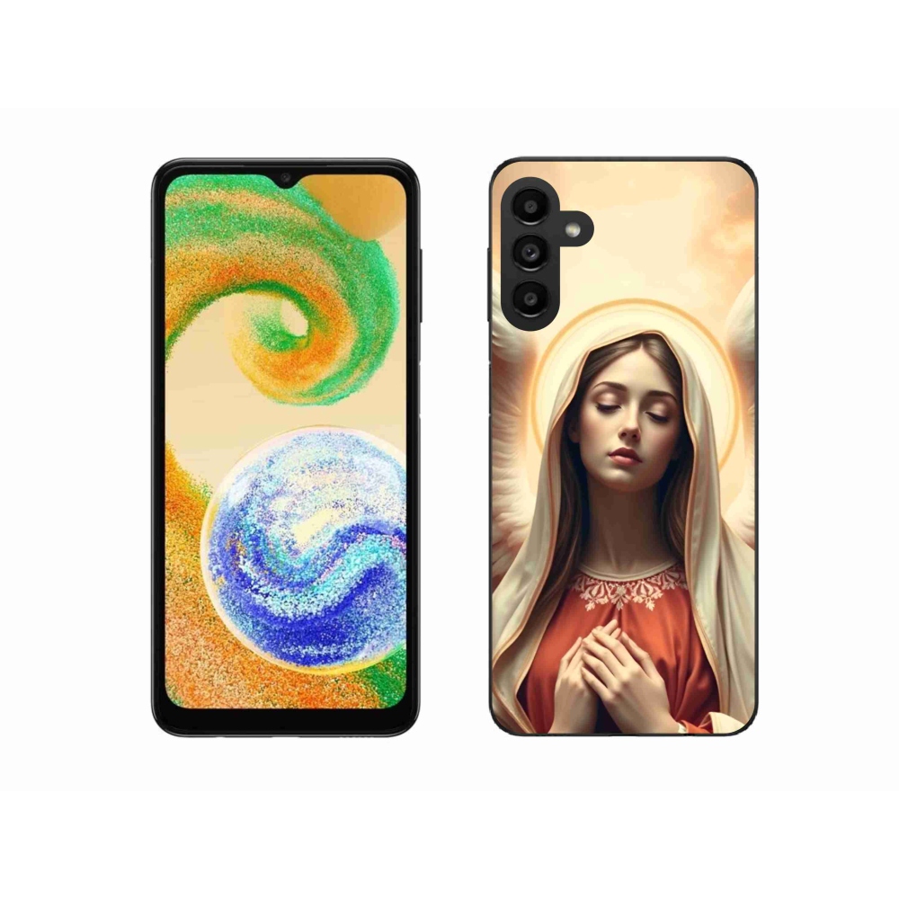 Gelový kryt mmCase na Samsung Galaxy A04s - náboženský motiv