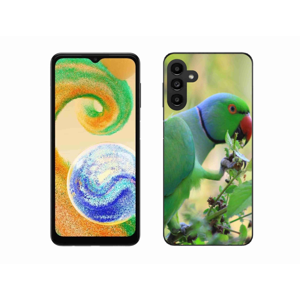 Gelový kryt mmCase na Samsung Galaxy A04s - papoušek alexandr