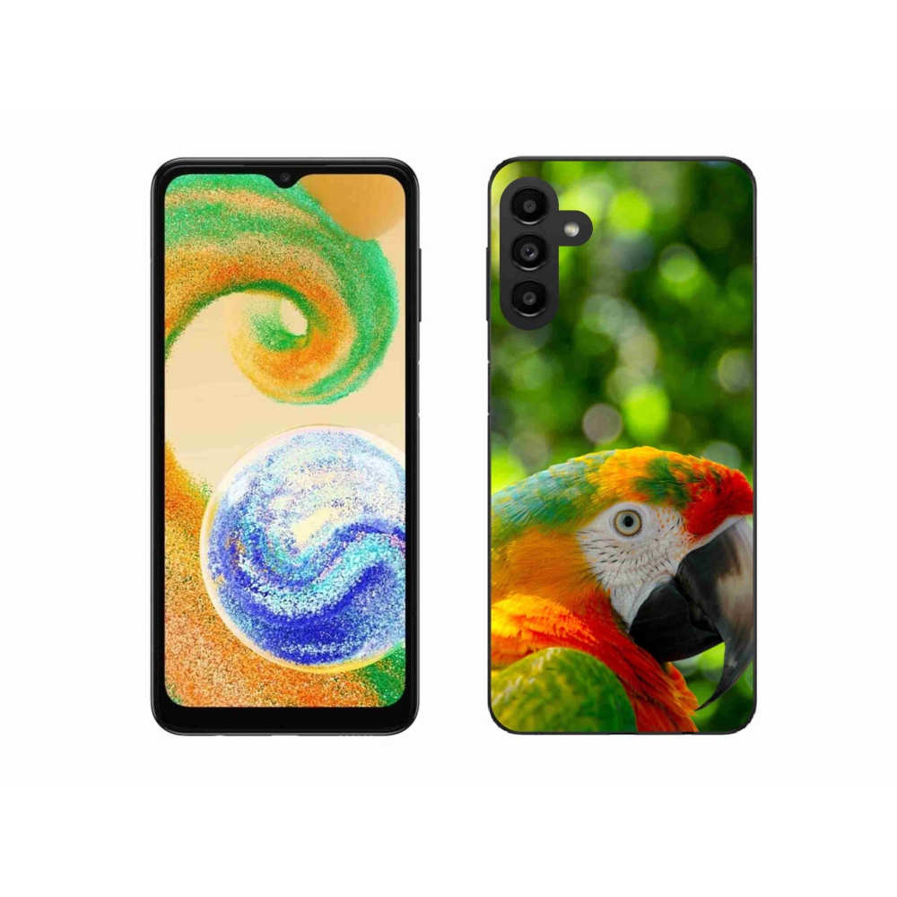 Gelový kryt mmCase na Samsung Galaxy A04s - papoušek ara 3