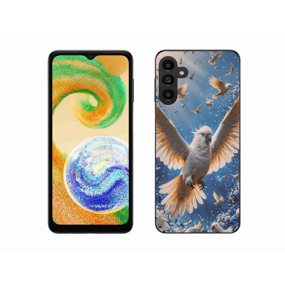 Gelový kryt mmCase na Samsung Galaxy A04s - papoušek kakadu