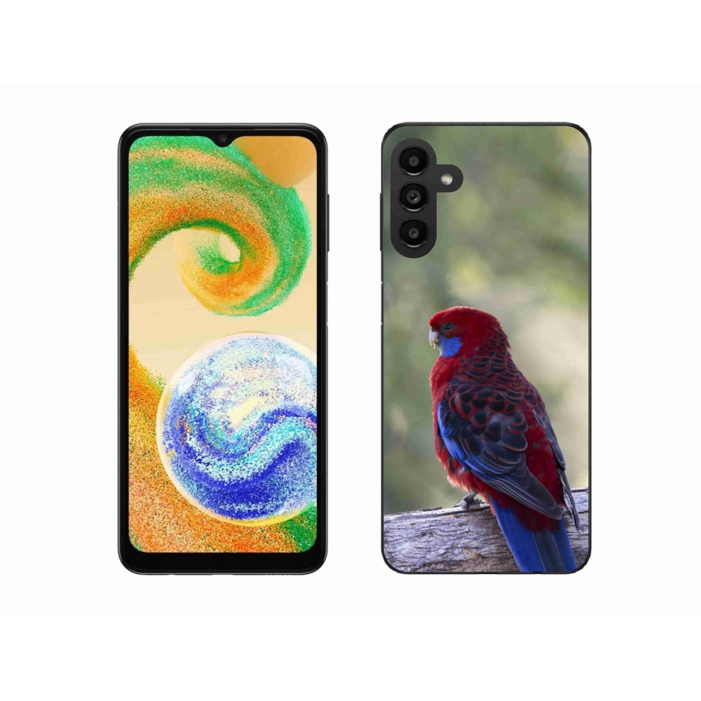 Gelový kryt mmCase na Samsung Galaxy A04s - papoušek rosela