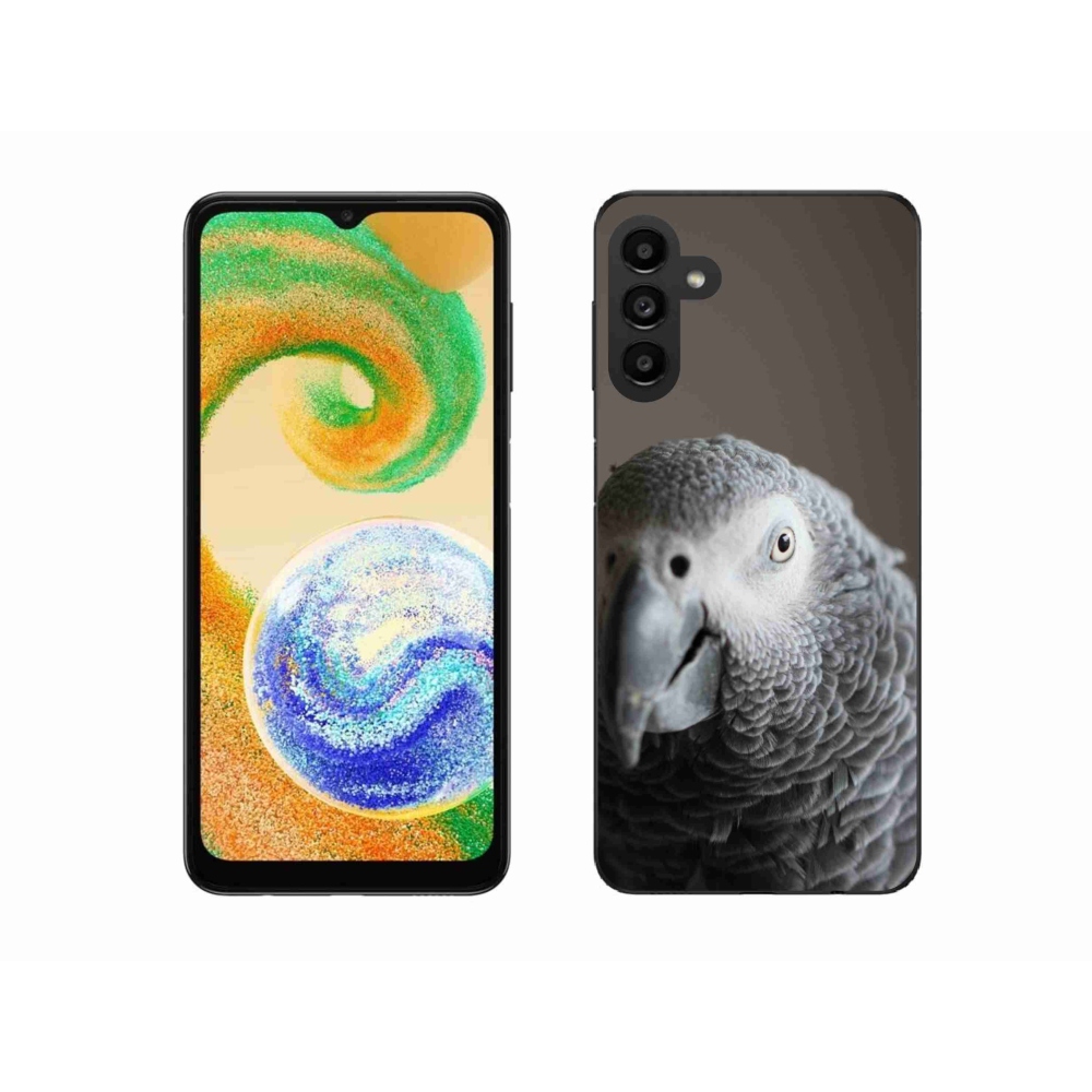 Gelový kryt mmCase na Samsung Galaxy A04s - papoušek žako 2