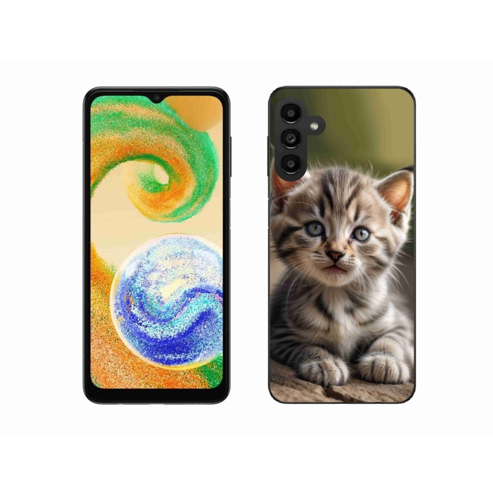 Gelový kryt mmCase na Samsung Galaxy A04s - roztomilé kotě 9