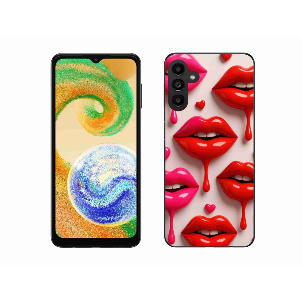 Gelový kryt mmCase na Samsung Galaxy A04s - rty 2