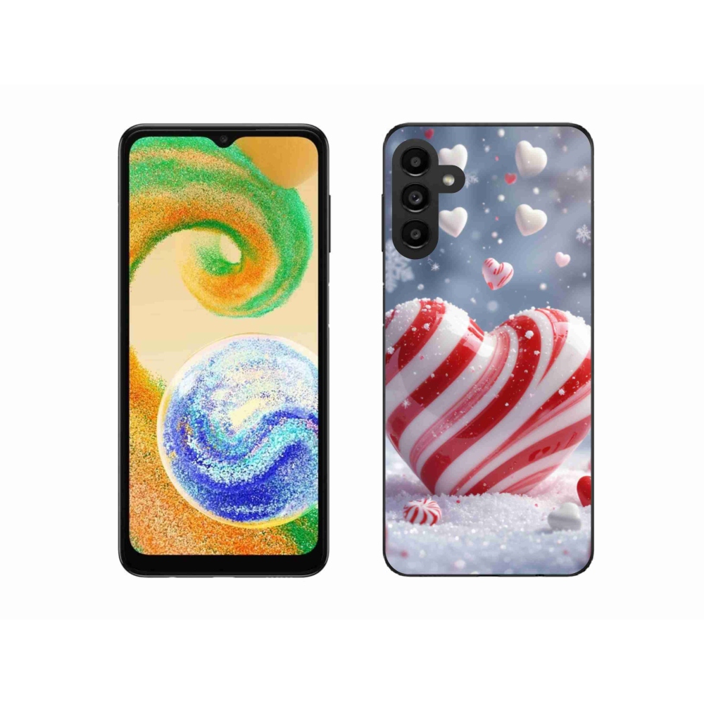 Gelový kryt mmCase na Samsung Galaxy A04s - sladké srdce