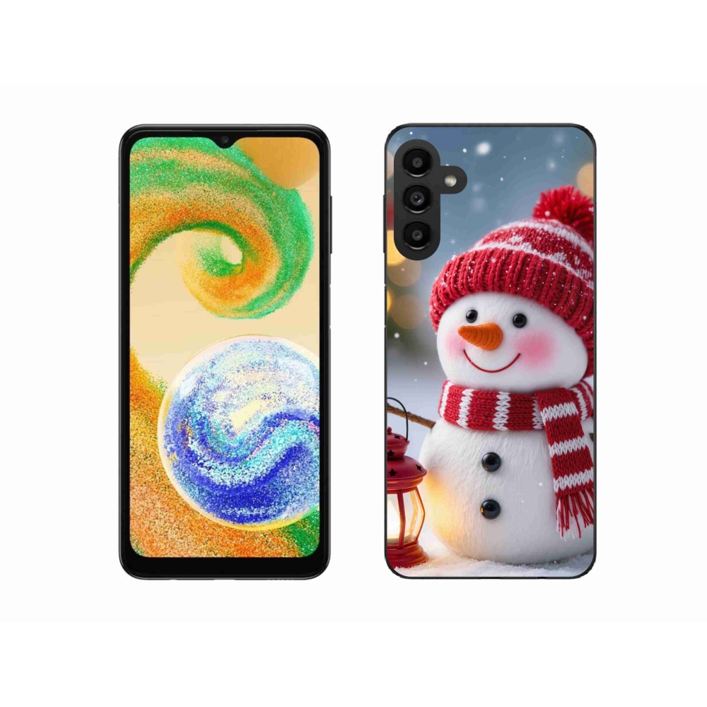 Gelový kryt mmCase na Samsung Galaxy A04s - sněhulák 2