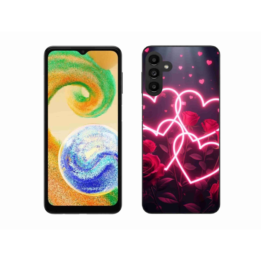Gelový kryt mmCase na Samsung Galaxy A04s - srdce lásky
