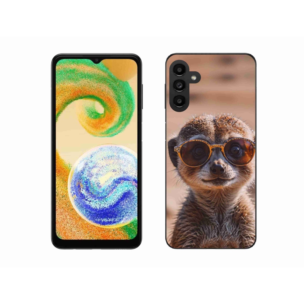 Gelový kryt mmCase na Samsung Galaxy A04s - stylová surikata
