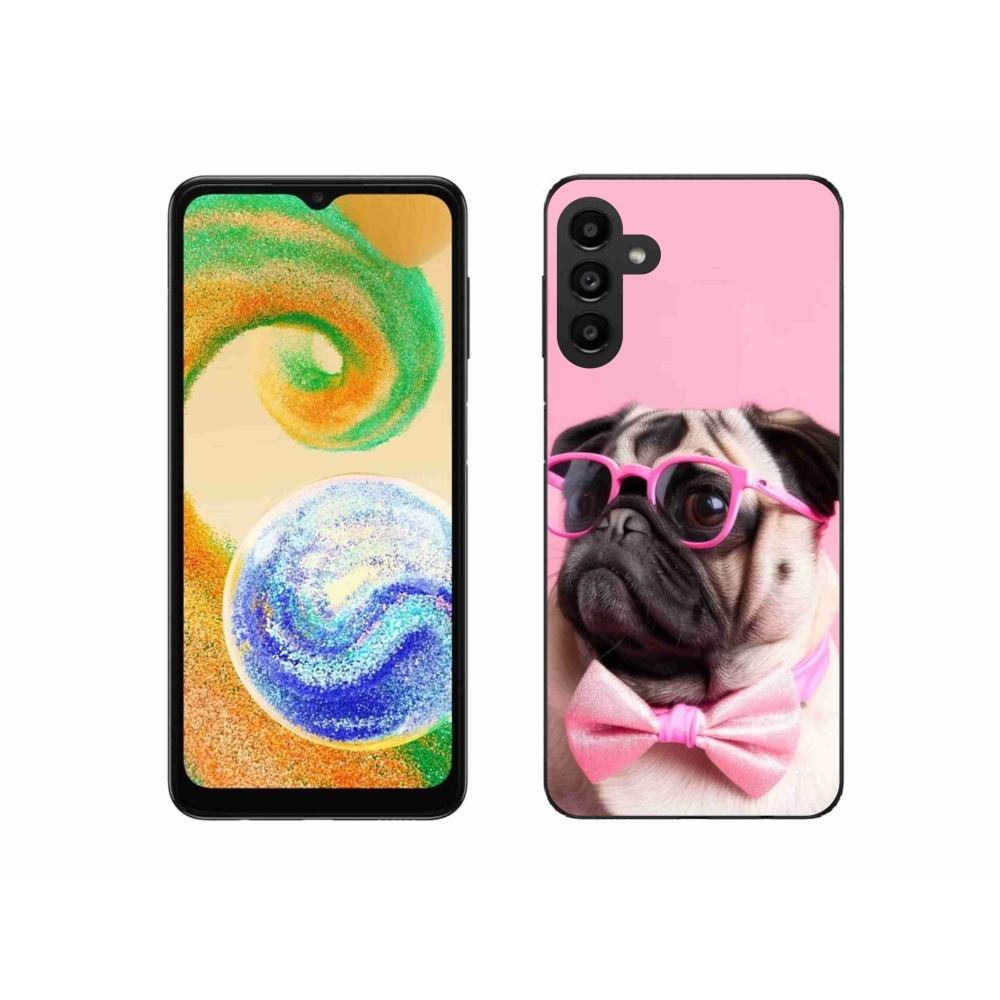 Gelový kryt mmCase na Samsung Galaxy A04s - stylový mops