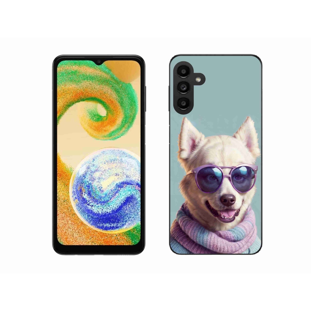Gelový kryt mmCase na Samsung Galaxy A04s - stylový německý špic