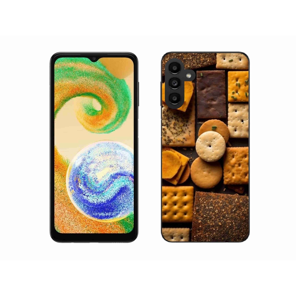 Gelový kryt mmCase na Samsung Galaxy A04s - sušenky