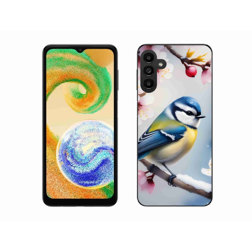 Gelový kryt mmCase na Samsung Galaxy A04s - sýkorka