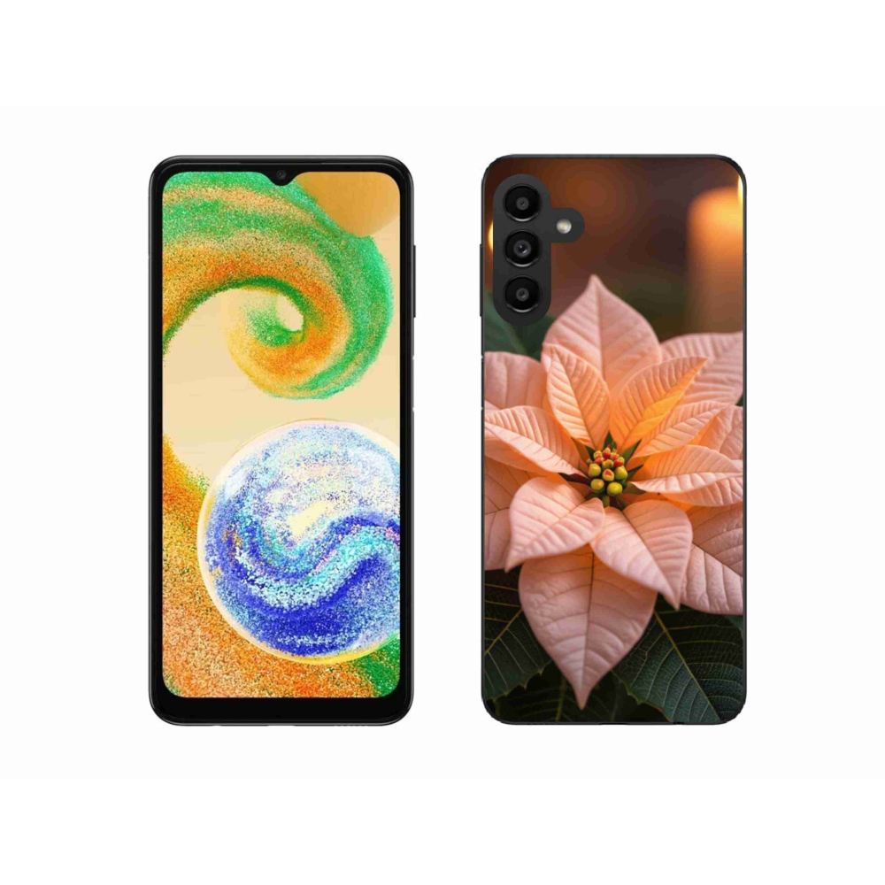 Gelový kryt mmCase na Samsung Galaxy A04s - vánoční hvězda